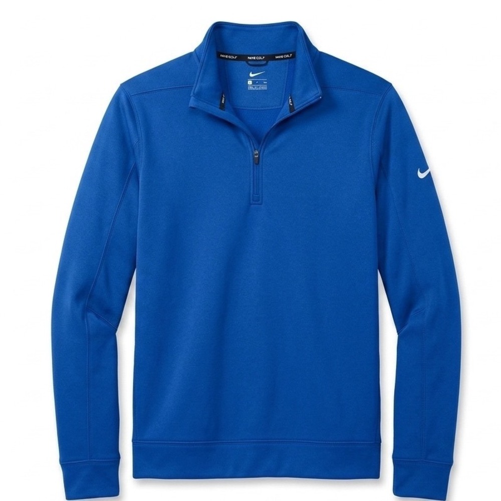 Nike Golf Therma-FIT Quarter Zip Pullover Royal Blue Womens Small Jacket Top